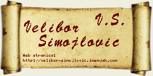 Velibor Simojlović vizit kartica